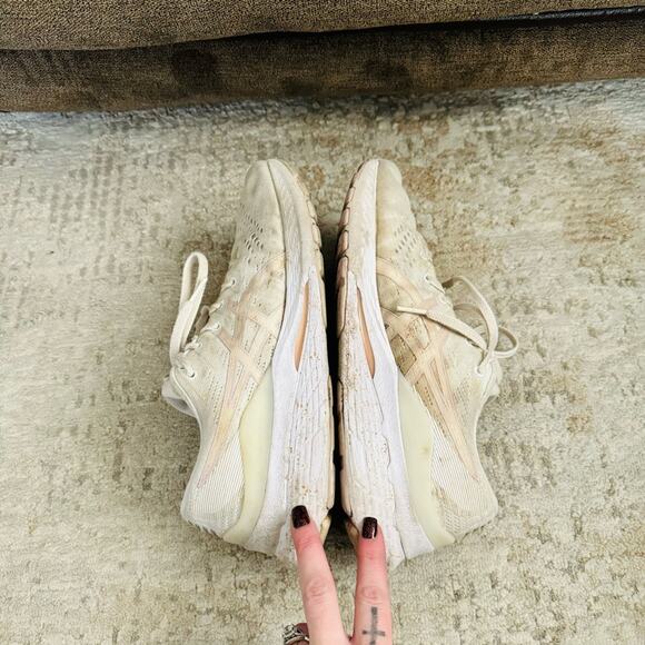 ASICS Gel Kayano 29 Minearl Biege Champagne Running Sneakers woman’s 10 - Picture 8 of 10